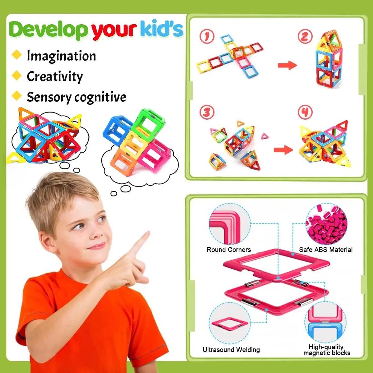 Strong Magnetic Building Blocks Big Size