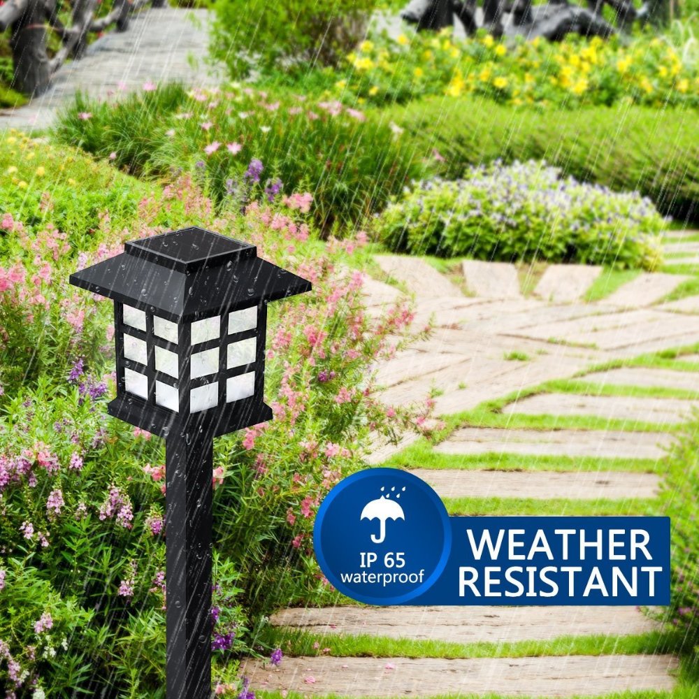 Led Solar Pathway Lights Waterproof Outdoor Solar Lamp for Garden/Landscape/Yard/Patio/Driveway/Walkway Lighting - mannisgreatdeals