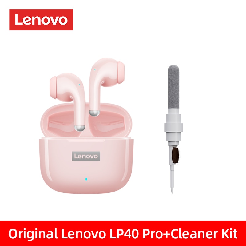 Original Lenovo LP40 Pro TWS Earphones Wireless Bluetooth 5.1 Sport Noise Reduction Headphones Touch Control 250mAH 2022 New - mannisgreatdeals