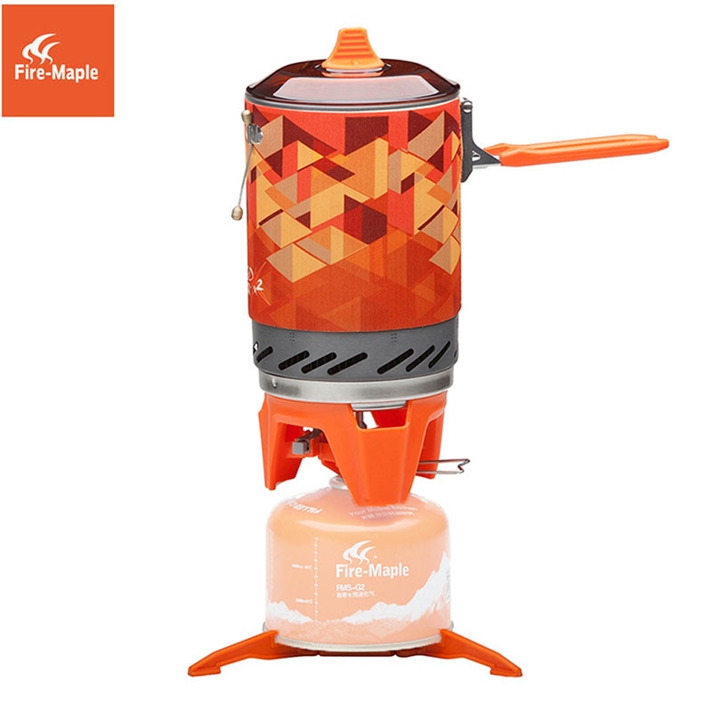 Fire Maple X2 Outdoor Gas Stove Burner Tourist Portable Cooking System With Heat Exchanger Pot - mannisgreatdeals