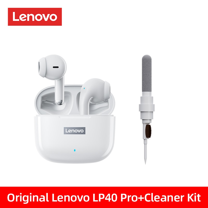 Original Lenovo LP40 Pro TWS Earphones Wireless Bluetooth 5.1 Sport Noise Reduction Headphones Touch Control 250mAH 2022 New - mannisgreatdeals