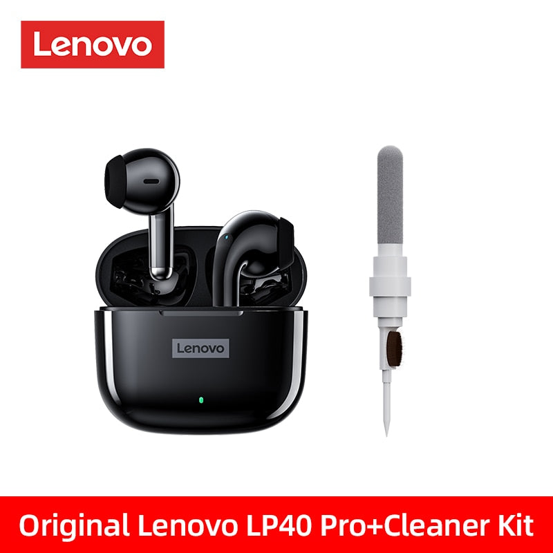 Original Lenovo LP40 Pro TWS Earphones Wireless Bluetooth 5.1 Sport Noise Reduction Headphones Touch Control 250mAH 2022 New - mannisgreatdeals