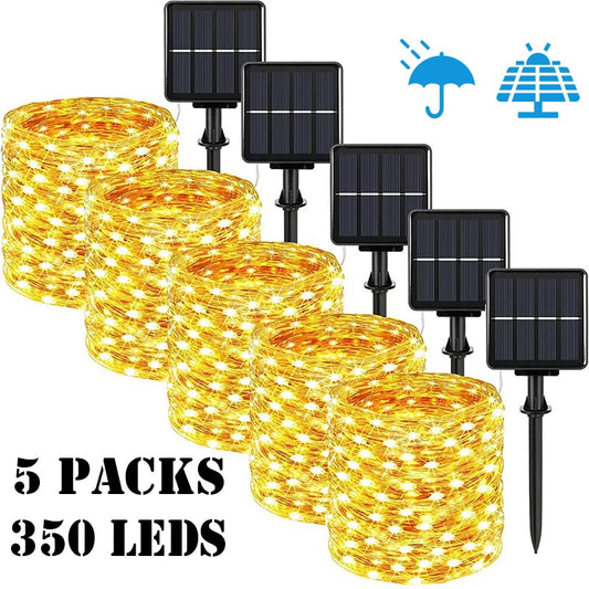 LED Solar Light Outdoor Garden Fairy String Light Led Twinkle Waterproof Lamp - mannisgreatdeals